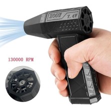 Mabeyn Turbo Fan Elektrikli Hava Kompresörü – 90000 Rpm Üfleme Gücü, 3 Kademeli Güç Ayarı, 5000 Mah Şarjlı, LED Işıklı, Toz Püskürtme ve Temizlik Cihazı, Taşınabilir Kompakt Üfleme Makinesi