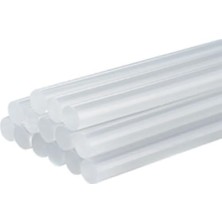 Mabeyn 10 Adet 30 cm Silikon Çubukları – Mum Silikon, Tutkal Stick, El Işi, Hobi, Tamir ve Yapıştırma Için Uyumlu Şeffaf Silikon Tutkal Çubuk Seti (Ince 7 Mm)