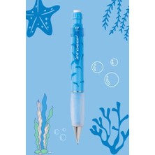 Mabeyn Deep Mekanik Kurşun Kalem 0.7 mm Gök Mavi Yunus Deseni