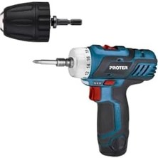 Mabeyn Şarjlı Vidama Matkap Için 1/4 Hex Adaptörlü Mandren 10MM 3/8 mm Otomatik Anahtarsız Süpra Mandren