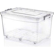 Mabeyn Plastik 50 Lt Tekerlekli Multi Box Saklama Kabı