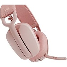 Mabeyn Vibe 100 Kablosuz Kulak Üstü Kulaklık, Gürültü Önleyici Mikrofon, Pembe