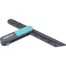 Mabeyn Wolfcraft I 6958000 I 6958000 I Entegre Işaretleme Ölçüsü I Iç ve Dış Köşelerde Açı ve Duvar Geçişlerini Alma ve Aktarma I Zemin Döşemesi ve Mobilya Yapımı Için Ideal
