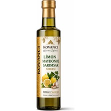 Kovancı Gıda Doğal Limon Maydanoz Sarımsak Sirkesi 500ml Katkısız, Antioksidan ve Şifa Deposu