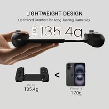 Mabeyn X5 Lite Type-C Mobile Gaming Controller For (Usb-C), & Harmonyos Phones,lightweight, Hall Effect Sticks, Supports Radiator & Pass-Through Charging