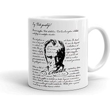 Mabeyn Atatürk Gençliğe Hitabe Kupa Bardak