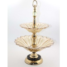 Elwes 2 Katlı Cam Şekerlik