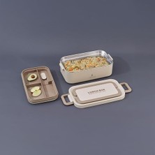 Mabeyn Ar Yıldız Bento Lunch Box Beige 1000 ml