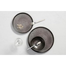 Mabeyn Porland Stoneware Ironstone 3 Parça Tek Kişilik Yemek Takımı