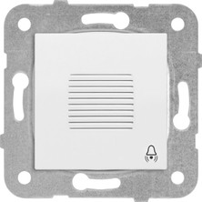 Mabeyn /meridian Beyaz Zil Buzzer Mekanizma ve Düğme/kapak