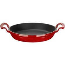 Mabeyn Lava Folk Serisi Döküm Tencere & Sahan Seti - Uzun Ömürlü Profesyonel Pişirme