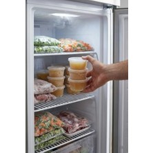 Mabeyn Orret Home 50 Adet 120 ml Saklama Kabı – 4 Oz Kemik Suyu, Ilik Suyu, Anne Sütü, Sos ve Püre Saklama Kabı, Dondurucu Uyumlu Buzluk Kabı, Sızdırmaz Kapaklı