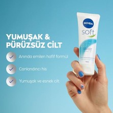 Mabeyn Soft Krem 75 Ml, Nemlendirici Bakım Kremi, Yüz, Vücut, El, Jojoba Yağı ve E Vitamini ile Cilt Bakımı, Anında Emilen Hafif Formül, Tüm Ciltler Için