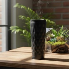 Mabeyn Deconox Paslanmaz Çelik Termos Kupa 400 ml | Petek Desenli, Vakum Yalıtımlı | 4-6 Saat Sıcak/soğuk Tutma | Kilitli Kapak, Bpa Içermez | Seyahat, Ofis, Spor Için