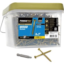 Mabeyn 967788 Power Pro Exterior Çok Amaçlı Ahşap Vidalar, 22,9 x 7,6 Cm, 11,3 kg