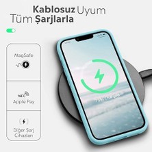 Mabeyn Kılıf Ince Sıvı Silikon 3 Katmanlı Tam Kaplamalı Yumuşak Jel Kauçuk Kılıf Kapak (Deniz Mavisi, 11)