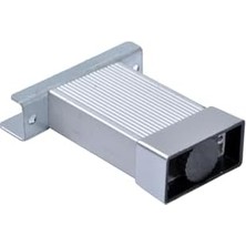 Mabeyn Alüminyum U Ayak Masa Koltuk Dolap Ayağı, 1 cm Yükseklik Ayarlı, Gri Renk (12 Cm, Adet, 4)