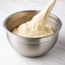 Mabeyn Mallart® 304 Paslanmaz Çelik Karıştırma ve Mikser Kasesi - 28 cm x 14.5 cm | Çok Amaçlı, Dayanıklı, Bulaşık Makinesine Uygun