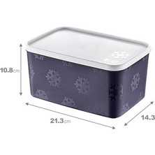 Mabeyn Smartware No Frost Saklama Kabı 2600 ml Lacivert