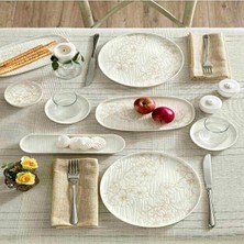 Mabeyn Pierre Cardin Mila Porselen 28 Parça Kahvaltı Takımı