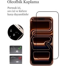 Mabeyn - 17 Pro Max Kırılmaz Cam 5d Tam Kaplayan 9h Temperli Ekran Koruyucu
