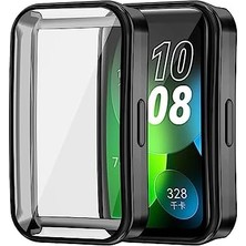 Mabeyn Band 9 Için Kılıf 360 Full Round Soft Silicone Siyah [band 9 ile Uyumlu Kılıf - Siyah]