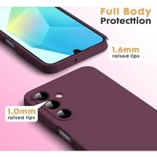 Mabeyn - Galaxy A17 ile Uyumlu 5g Kılıf Lansman Kamera Korumalı Içi Süet Kadife Yumuşak Renkli Silikon Mat Hisli