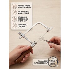 If Profesyonel Tam Ayarlı Kıl Testere – Jeweler’s Grade Hassas Kesim