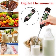 Mabeyn Lirazon Gıda Termometresi Dijital Sıcaklık Derece Kutulu Et Süt Mama Yemek Isı Ölçer