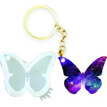 Mabeyn Kelebek Silikon Kalıp, Reçine Kelebek Kolye Anahtarlık Silikon Kalıbı, Kalıp