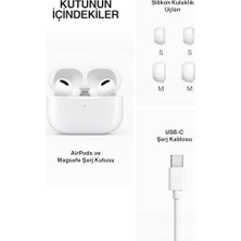 Mabeyn Pro Ios Uyumlu Kablosuz Bluetooth Kulaklık Gürültü Engelleyici Tüm Telefonlar ile Uyumlu Beyaz