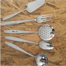 Mabeyn Sahra Sade 5 Parça Kepçe Servis Takımı