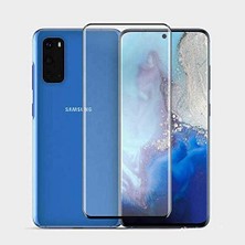 Mabeyn Galaxy S20 Plus ile Uyumlu Pet Full Ekran Koruyucu Siyah