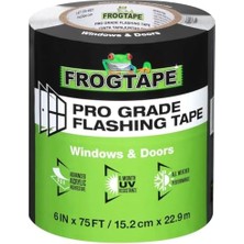 Mabeyn Windows ve Kapılar Için Pro Grade Yanıp Sönen Bant - Gelişmiş Akrilik Yapıştırıcılı Tüm Hava Koşullarına ve Uv'ye Dayanıklı Yanıp Sönen Bant - 10 Mil - 6 Inç Genişlik - 75 Ayak Rulosu - Siyah