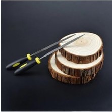 Mabeyn Mini Törpü Eğe Seti Plastik Saplı 14CM Ahşap Için Törpü 6 Parçalı Karbon Ege Takımı