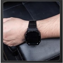 Mabeyn - ile Uyumlu 7 8 9 45MM Kordon Swatch Tarzı Paslanmaz Baklalı Metal Kasa Kordon