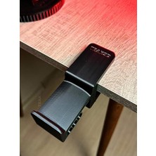 Mabeyn Siyah-Yeşil Asılabilir Kulaklık Standı | 3D Premium Tasarım | Gamer Masa Kenarı Aksesuarı | Greenstorm Limited Edition
