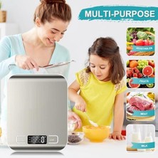 Mabeyn Platin Mutfak Terazisi Dijital Tartı Hassas LCD Ekranlı 5 kg