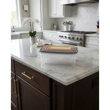 Mabeyn 6’lı Hava Geçirmez Saklama Kabı Seti – Sızdırmaz Kapaklı Şeffaf Plastik Kaplar – Meyve Sebze Gıda Saklama Kutuları – Buzdolabı ve Mutfak Düzenleyici