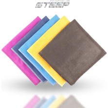 STEEP Ultimate Mikrofiber Temizlik Bezi  Renkli Soft Touch Bez 40x40 Cm