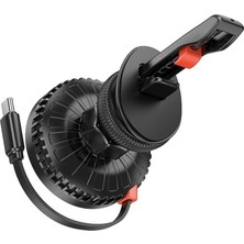 Mabeyn BH207 Araç Telefon Tutucu - ile Uyumlu Kablosuz Hızlı Şarj, 5W/7.5W/10W/15W Çıkış, 4.5-7.0 Inç Telefonlar Için Uygun - Abs + Silicone, Araba Hava Çıkışına Montaj BH207