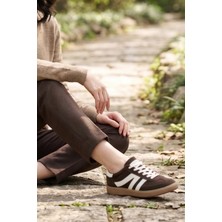 In Step Street-Line Classic Kahverengi Süet-Deri Unısex Spor Ayakkabı