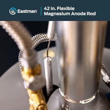 Mabeyn 42 Inç Esnek Magnezyum Anot Çubuğu, 3 Inç Nipel Bağlantısı, Krom, 60286