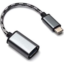 Mabeyn Kablolu Metal Type-C Otg Siyah