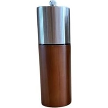 Mabeyn Akasya Komple Ahşap Gövdeli Tuz Karabiber Değirmeni Baharat Öğütücüsü 16 cm - 2 Adet - 374