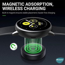 Mabeyn Galaxy 4 46MM Ile Uyumlu Manyetik USB Şarj Kablosu Siyah [galaxy 4 46MM ile Uyumlu Şarj Kablosu - Siyah]