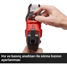 Mabeyn Akülü Silikon Tabancası Te-Sg 18/10 Li-Solo Power X- (18 V, 310 ml Kartuşlar Için, 2.000 N'ye Kadar Dağıtım Gücü, Ayarlanabilir Güç, Akü Dahil Değildir) - 4522250