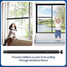 Mabeyn Sürgülü Kapı Güvenlik Çubuğu, Pencere Iç Güvenlik Çubuğu, Hırsız Önleme/çocuk Güvenliği Için 17-50 Inç Ayarlanabilir Cam Kapı/pencere Kilit Çubuğu, Sürgülü/dikey Pencereler Için Pencere