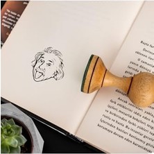 Mabeyn Hediye Tasarımlı Esprili Mühür - Ahşap Kitap Mühür - Defter Kaşe
