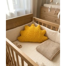 Suvolta Store Teddy Dekoratif Güneş Yastık Yumuşak Sarı